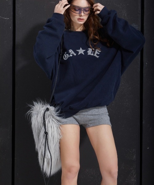 GATELESS(ゲートレス)の「【GATELESS】LONG FUR SHOULDER BAG / 【ゲートレス】ロングファーショルダーバッグ(ショルダーバッグ・レディース・グレー/ホワイト・ONE SIZE)」の19枚目の写真