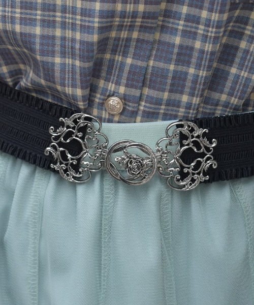 axes femme（アクシーズファム）の「薔薇使いアタッチメントベルト（ベルト・レディース・ゴールド/シルバー・FREE）」の2枚目の写真