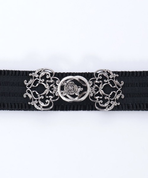 axes femme（アクシーズファム）の「薔薇使いアタッチメントベルト（ベルト・レディース・ゴールド/シルバー・FREE）」の4枚目の写真