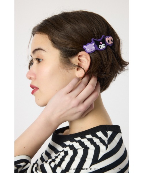 RODEO CROWNS WIDE BOWL（ロデオクラウンズワイドボウル）の「(サンリオキャラクターズ) アクリルヘアバレッタ（バレッタ/ヘアクリップ・レディース・レッド・FREE）」の4枚目の写真