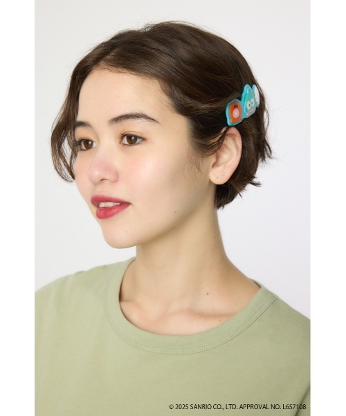 RODEO CROWNS WIDE BOWL（ロデオクラウンズワイドボウル）の「(サンリオキャラクターズ) アクリルヘアバレッタ（バレッタ/ヘアクリップ・レディース・レッド・FREE）」の11枚目の写真