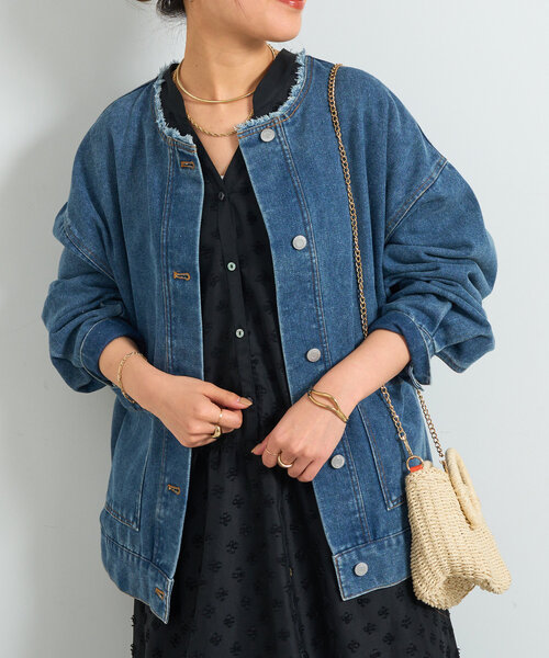 un dix cors（アンディコール）の「《1枚で華やか》ジャガードティアードワンピース（ワンピース・レディース・ブラック/ホワイト・FREE/S）」の12枚目の写真