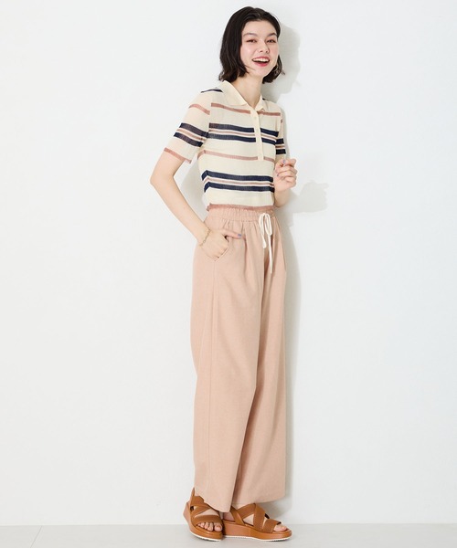 WA ORiental TRaffic(ダブルエーオリエンタルトラフィック)の「厚底ニット編みサンダル/52202(サンダル・レディース・ブラック/キャメル・LL/L/M/S)」の18枚目の写真