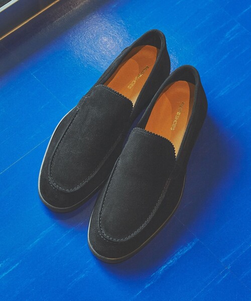 green label relaxing（グリーンレーベルリラクシング）の「＜FILIPE SHOES＞ヴァンプ スリッポン（スリッポン・メンズ・ネイビー/ブラック/ベージュ・42/41/43/40）」の2枚目の写真