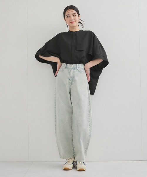 le cercle ADAM ET ROPE'(ルセルクルアダムエロペ)の「【セットアップ対応】タンブラーオックスバックフリルブラウス(シャツ/ブラウス・レディース・ライトグレー/チャコールグレー/ベージュ・FREE)」の9枚目の写真