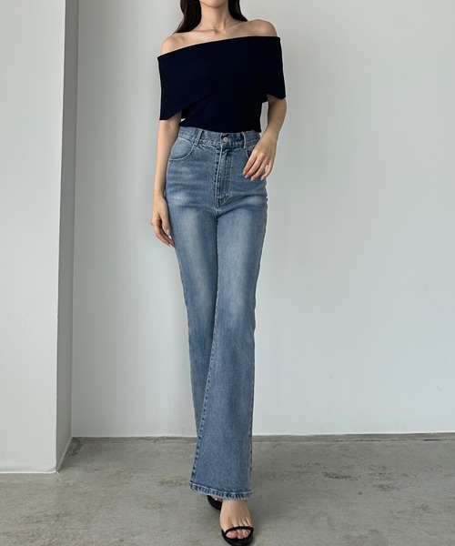 DIESEL ストレッチ フレアジーンズ レディース サイズ29 ディーゼル ストレッチ フレアー ジーパンレディース 29