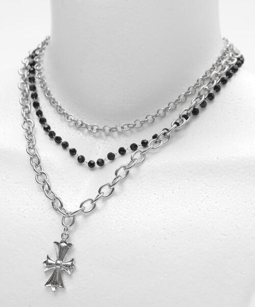 WEGO（ウィゴー）の「WEGO/3連クロスネックレス（ネックレス・レディース・その他1/その他2・FREE）」の6枚目の写真