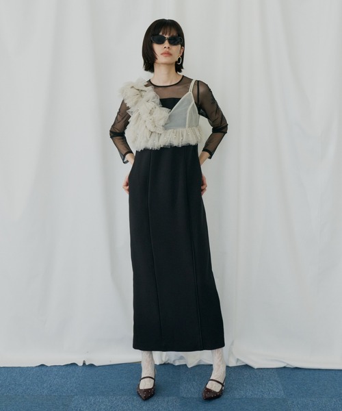 パールビスチェドレス / pearl bustier dress（ドレス）｜ANDRESD