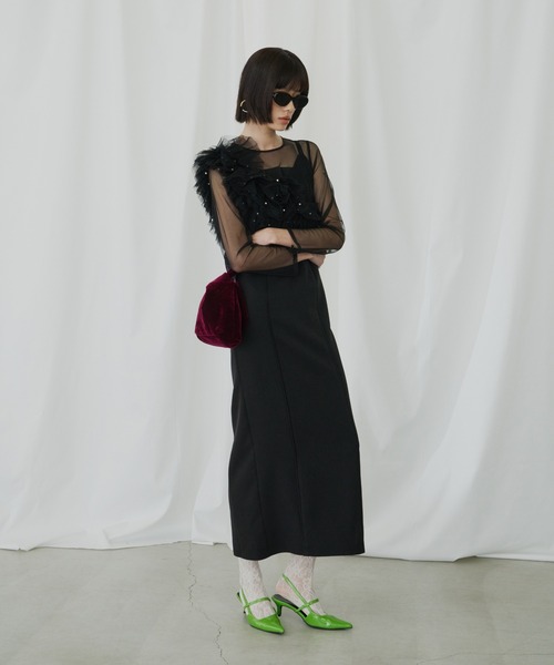 パールビスチェドレス / pearl bustier dress（ドレス）｜ANDRESD