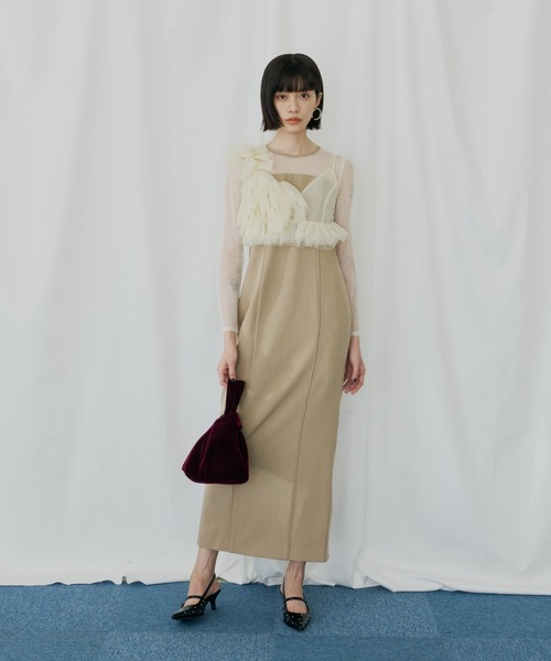 パールビスチェドレス / pearl bustier dress（ドレス）｜ANDRESD