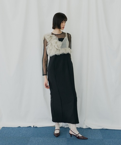 ANDRESD pearl bustier dress パールビスチェドレス パールビスチェドレス / pearl bustier dress（ドレス）｜ANDRESD