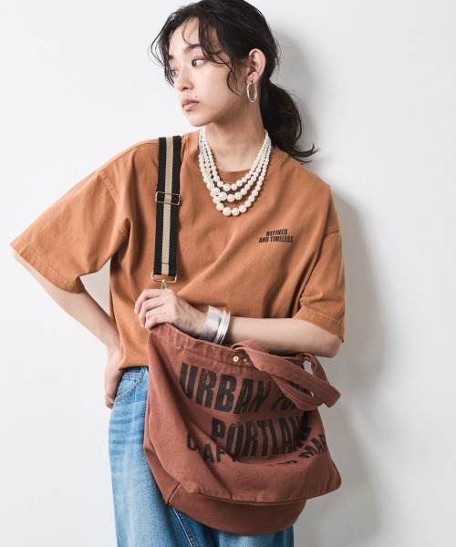 ロゴプリントトートバッグ＜大きいサイズ有＞シックスタイル