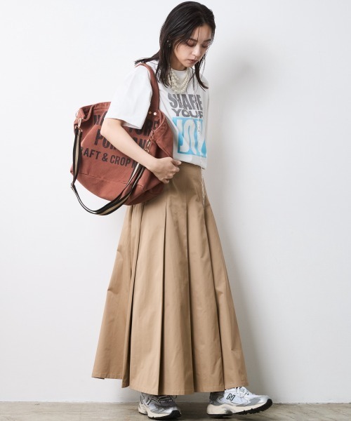 CHIC STYLE(シックスタイル)の「プリントトートバッグ シックスタイル(トートバッグ・レディース・チャコール/ブラウン/カーキ/グレー系/レオパード・FREE)」の11枚目の写真