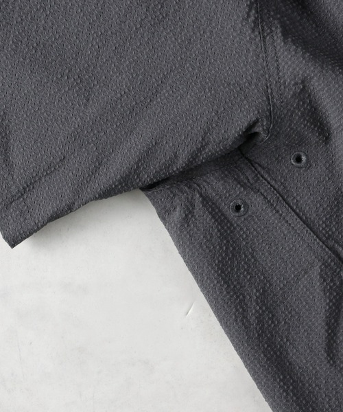 CONVERSE（コンバース）の「【CONVERSE】シアサッカーＳＳシャツ（シャツ/ブラウス・メンズ・ブラック/ネイビー・M/L）」の16枚目の写真