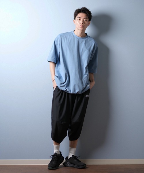 ムラサキスポーツ(ムラサキスポーツ)の「【ムラサキスポーツ限定】DEAR LAUREL/ディアローレル ロンパン/バルーンパンツ ストレッチ 接触冷感 D25S3107(その他パンツ・メンズ・ブラック/サックスブルー・M/L)」の6枚目の写真