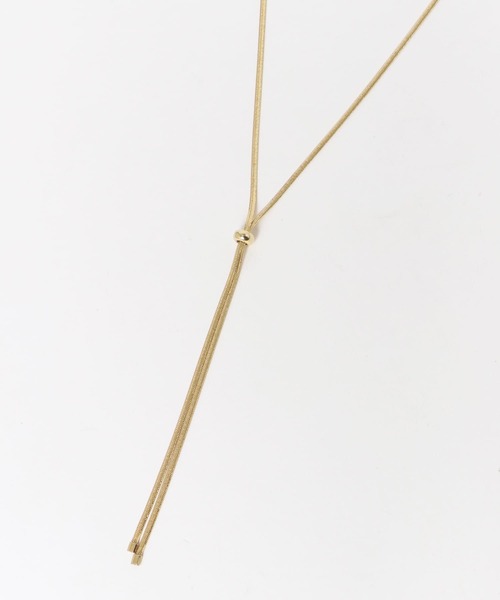 SMELLY（スメリー）の「スネークチェーン2WAYスライドネックレス（ネックレス・レディース・ゴールド・-）」の8枚目の写真
