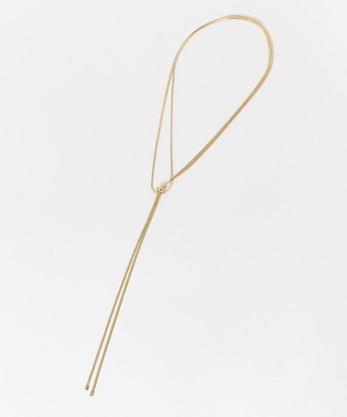 SMELLY（スメリー）の「スネークチェーン2WAYスライドネックレス（ネックレス・レディース・ゴールド・-）」の9枚目の写真