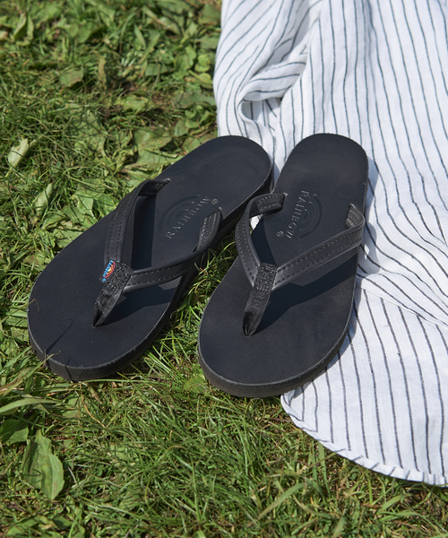 FRAMeWORK（フレームワーク）の「≪追加≫RAINBOW SANDALS SINGLE LAYER LETHER2/1 N（サンダル・レディース・ブラック/ベージュ・SMALL/MEDIUM）」の4枚目の写真