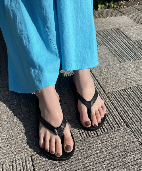 FRAMeWORK（フレームワーク）の「≪追加≫RAINBOW SANDALS SINGLE LAYER LETHER2/1 N（サンダル・レディース・ブラック/ベージュ・SMALL/MEDIUM）」の6枚目の写真