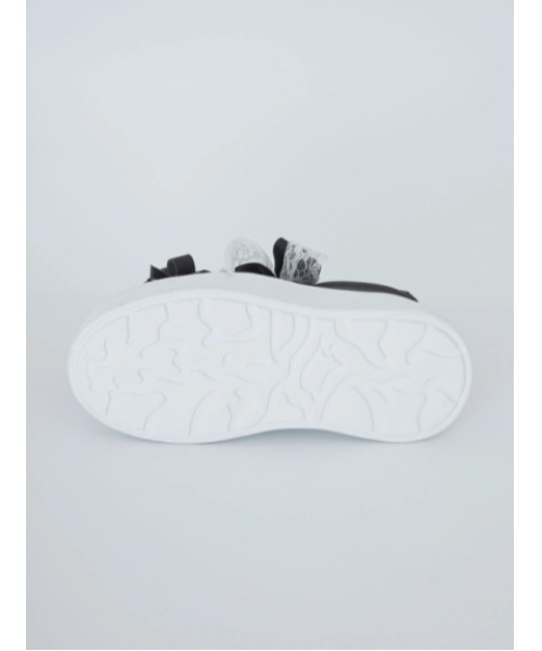 Ank Rouge（アンクルージュ）の「おリボンパールスニーカー（スニーカー・レディース・ブラック/ホワイト・M/L）」の5枚目の写真