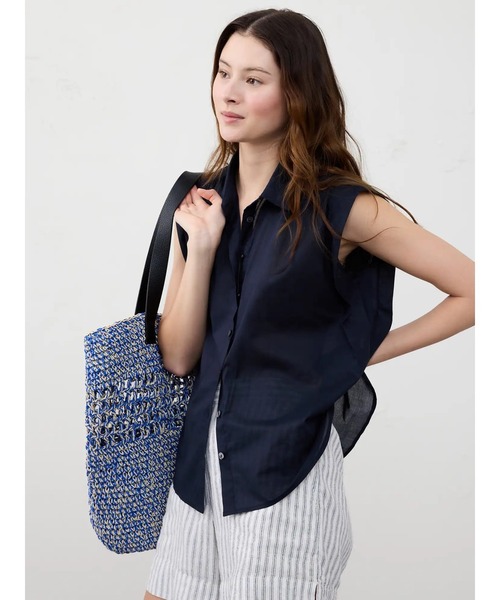 BANANA REPUBLIC ブラウス US古着 BANANA REPUBLIC ブラウス シャツ FACTORY STORE サテン
