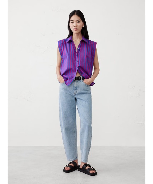 ブラウス シャツ BANANA REPUBLIC FACTORY STORE　　ソフトギャザーボイルシャツ レディース BANANA REPUBLIC FACTORY STORE ソフトギャザーボイルシャツ
