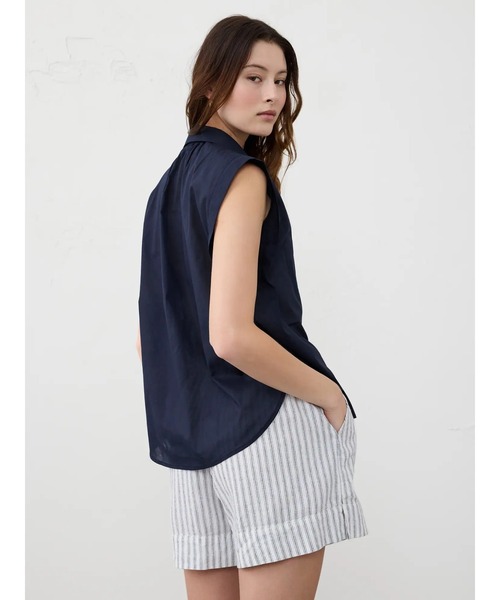 ブラウス シャツ BANANA REPUBLIC FACTORY STORE　　ソフトギャザーボイルシャツ レディース BANANA REPUBLIC FACTORY STORE ソフトギャザーボイルシャツ
