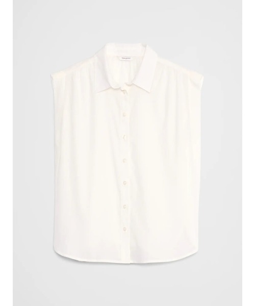 ブラウス シャツ BANANA REPUBLIC FACTORY STORE　　ソフトギャザーボイルシャツ レディース BANANA REPUBLIC FACTORY STORE ソフトギャザーボイルシャツ