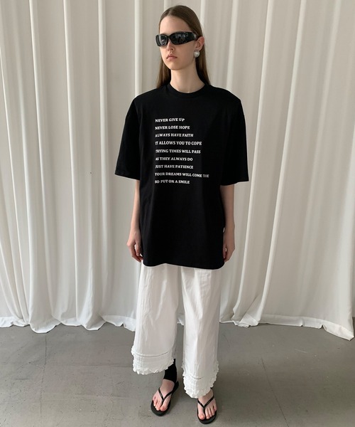 LONSLAN】レース×フリルクロップドパンツ LONW25s028