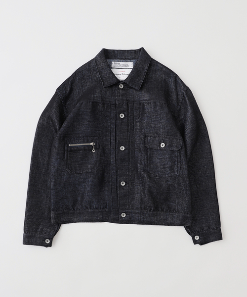 DAIRIKU(ダイリク)の「DAIRIKU / ダイリク Linen 2PKT Denim Jacket L-DNM1(デニムジャケット・メンズ・ブルー・SMALL/MEDIUM)」の1枚目の写真