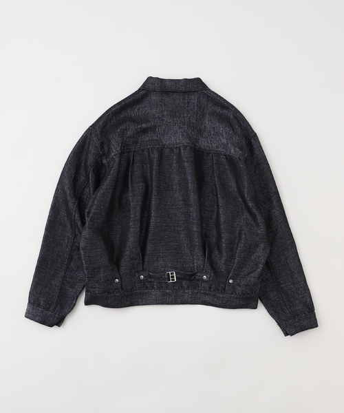 DAIRIKU(ダイリク)の「DAIRIKU / ダイリク Linen 2PKT Denim Jacket L-DNM1(デニムジャケット・メンズ・ブルー・SMALL/MEDIUM)」の2枚目の写真