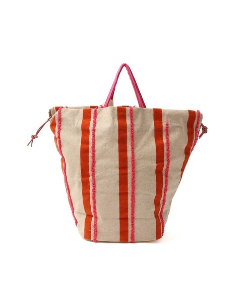 ROSE BUD（ローズバッド）の「beej EMB Flocky String bag（ショルダーバッグ・レディース・ピンク/イエロー・ONE SIZE）」の6枚目の写真