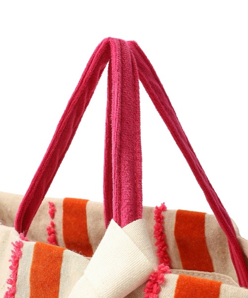 ROSE BUD（ローズバッド）の「beej EMB Flocky String bag（ショルダーバッグ・レディース・ピンク/イエロー・ONE SIZE）」の10枚目の写真