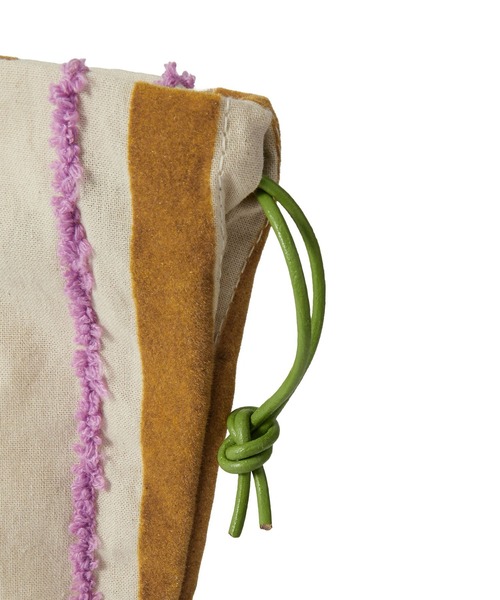 ROSE BUD（ローズバッド）の「beej EMB Flocky String bag（ショルダーバッグ・レディース・ピンク/イエロー・ONE SIZE）」の13枚目の写真