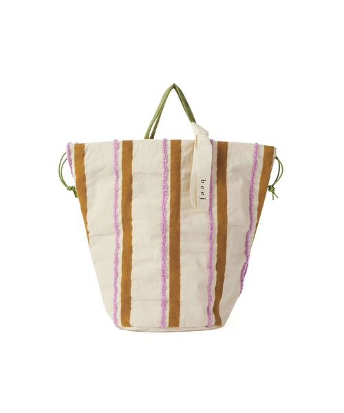 ROSE BUD（ローズバッド）の「beej EMB Flocky String bag（ショルダーバッグ・レディース・ピンク/イエロー・ONE SIZE）」の14枚目の写真