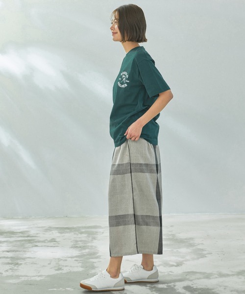 Arnold Palmer（アーノルドパーマー）の「サガラ刺繍 シェア ロゴ Tシャツ（Tシャツ/カットソー・レディース・ホワイト/グリーン/ブラック・XS/S/M/L/LL）」の10枚目の写真