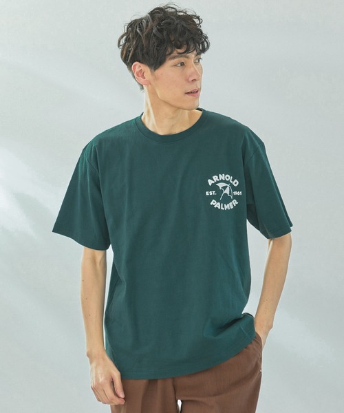 Arnold Palmer（アーノルドパーマー）の「サガラ刺繍 シェア ロゴ Tシャツ（Tシャツ/カットソー・レディース・ホワイト/グリーン/ブラック・XS/S/M/L/LL）」の18枚目の写真