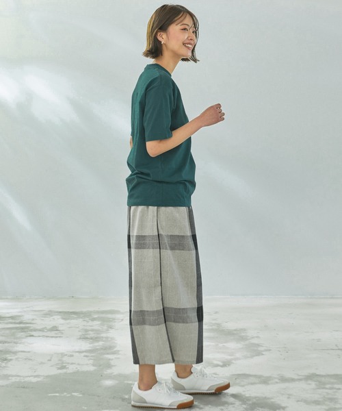 Arnold Palmer（アーノルドパーマー）の「サガラ刺繍 シェア ロゴ Tシャツ（Tシャツ/カットソー・レディース・ホワイト/グリーン/ブラック・XS/S/M/L/LL）」の15枚目の写真