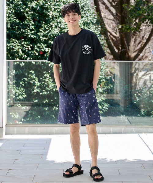 Arnold Palmer（アーノルドパーマー）の「サガラ刺繍 シェア ロゴ Tシャツ（Tシャツ/カットソー・レディース・ホワイト/グリーン/ブラック・XS/S/M/L/LL）」の22枚目の写真