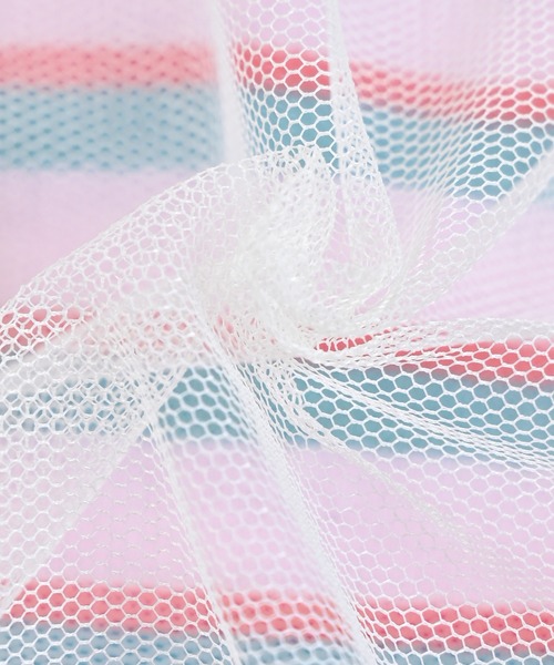 MARKEY'S（マーキーズ）の「先染めボーダーチュールドッキングワンピース（ワンピース・キッズ・ライトピンク/オフホワイト/ブラウン・130/120/110/100/90/150/140）」の15枚目の写真