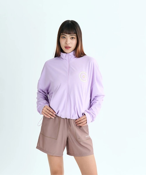 全国どこでも送料無料！ WILD FLOWER ZIP /ロキシー水陸両用ドローコード付きショート丈 パンツ