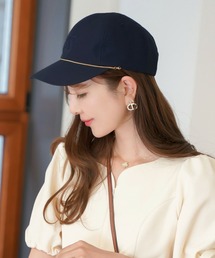 le reve vaniller（ル レーヴ ヴァニレ）の「UVカット＆防臭 リボン刺繍キャップ le reve vaniller（キャップ）」