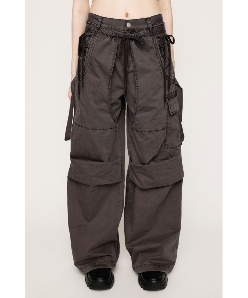 SLY TUCK WIDE WOBEN PT サイズ2（M、Lサイズ相当） TUCK WIDE WOVEN PT タック ワイド ウーブン パンツ（スラックス