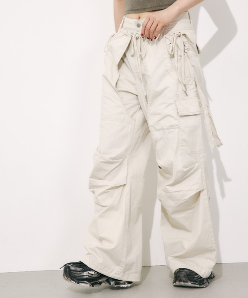 TUCK WIDE WOVEN PT タック ワイド ウーブン パンツ（スラックス