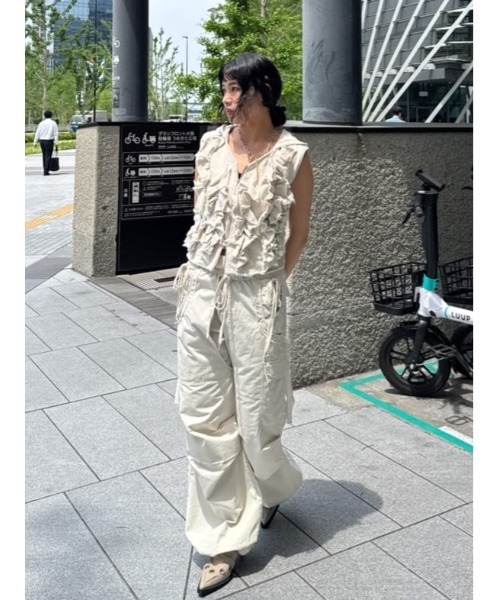 新品未使用 SLY TUCK WIDE WOVEN パンツ SLY | TUCK WIDE WOVEN パンツ (パンツ ) |SHEL'TTER WEBSTORE