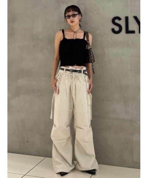 TUCK WIDE WOVEN PT タック ワイド ウーブン パンツ（スラックス