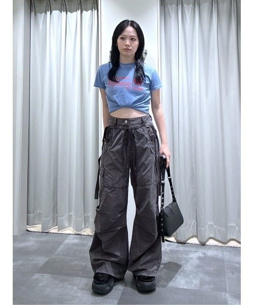 SLY TUCK WIDE WOBEN PT サイズ2（M、Lサイズ相当） TUCK WIDE WOVEN PT タック ワイド ウーブン パンツ（スラックス