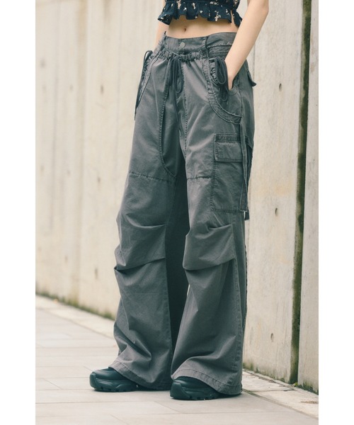 SLY TUCK WIDE WOBEN PT サイズ2（M、Lサイズ相当） SLY | TUCK WIDE WOVEN パンツ (パンツ ) |SHEL'TTER WEBSTORE
