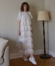 Lil Ambition（リルアンビション）の「コットンレースワンピース（ワンピース）」