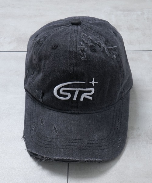 Starting Over（スターティングオーバー）の「【Starting Over/スターティングオーバー】ONE POINT LOGO DAMAGE PROCESSING PIGMENT CAP（キャップ・メンズ・ベージュ/カモフラージュ/ブラック・FREE）」の10枚目の写真